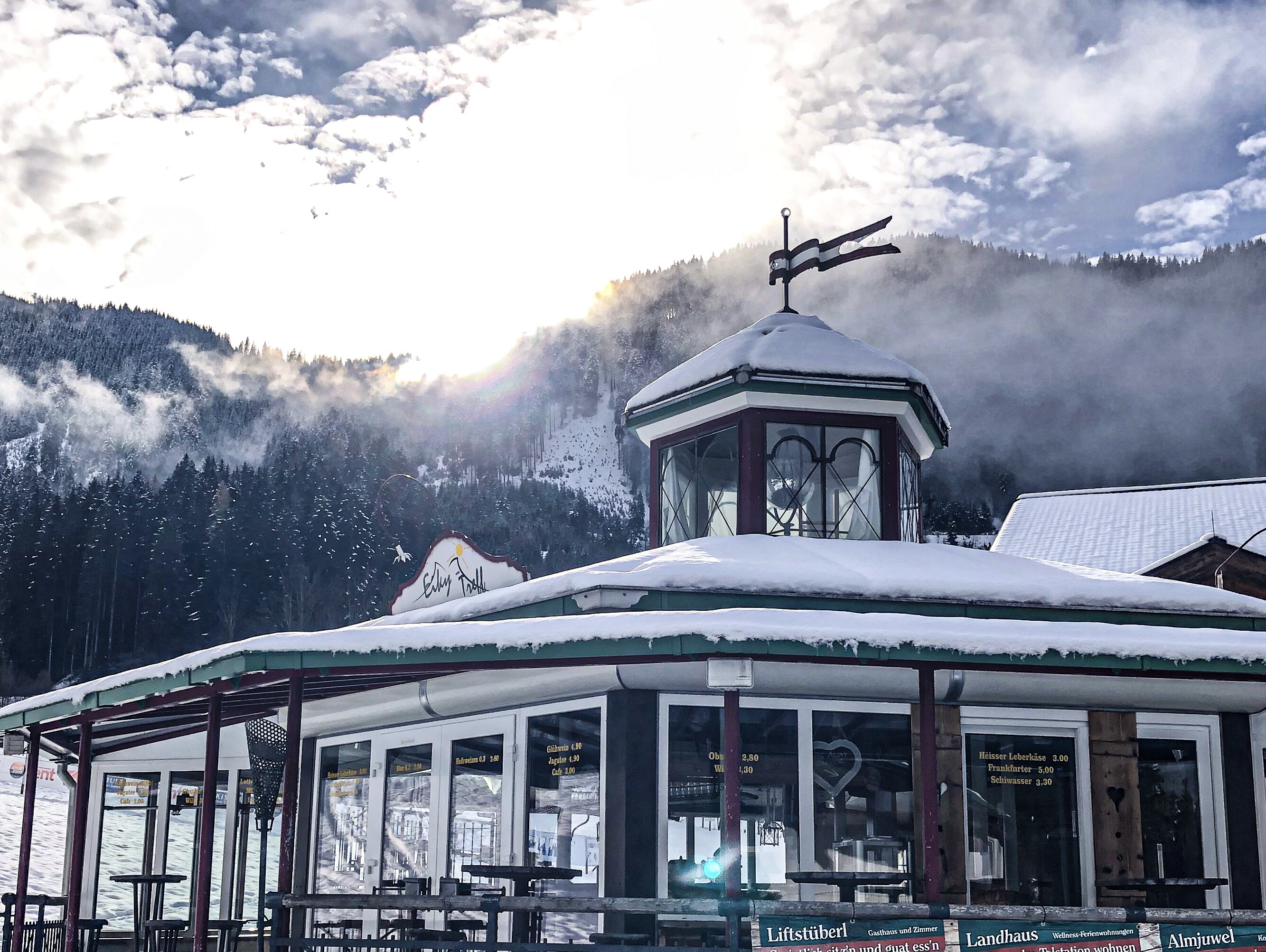 Après Ski Bar Werfenweng an der Talstation Bergbahnen Werfenweng