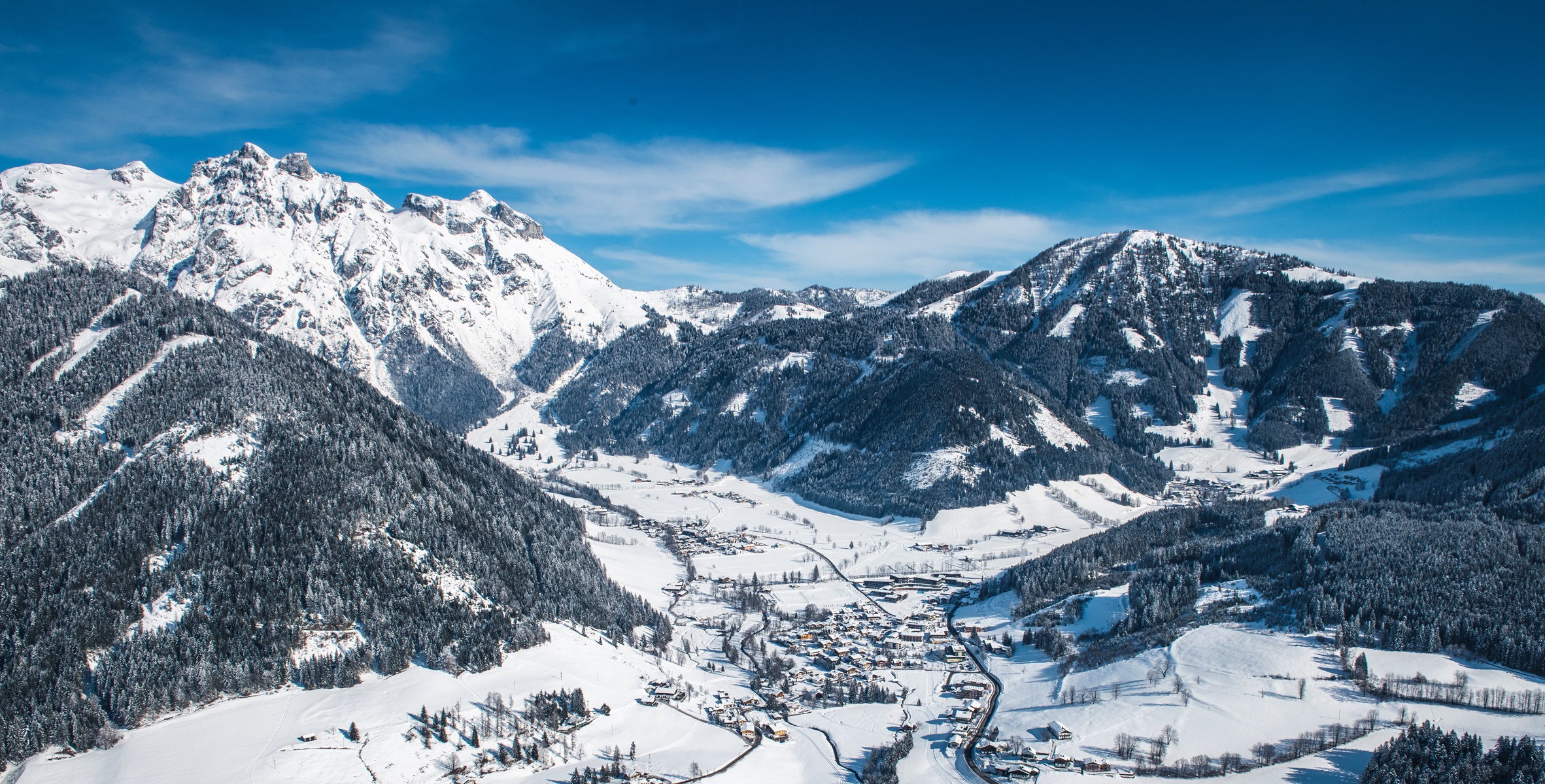 Zaglauhof mitten im Skigebiet Werfenweng Salzburger Land